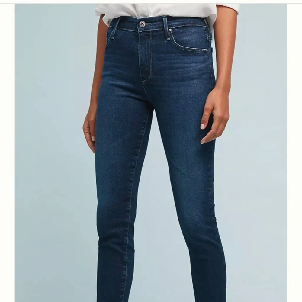 Women’s Anthropologie High Rise Stevie Ankle Petite Jeans 32P - Picture 14 of 15